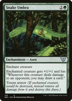 Snake Umbra Kamigawa: Neon Dynasty Commander LP MTG - Image 1