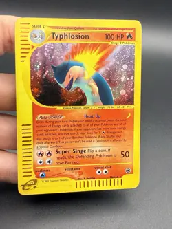 Typhlosion Holo Rare 28/165 Expedition Base Set WOTC Vintage Pokemon HP - Image 3