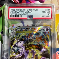 Mewtwo VSTAR 221/172 PSA 10 Gem Mint Japanese SAR VSTAR Universe Pokemon Card - Image 2