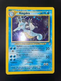 Carta Pokemon Kingdra - 8/111- Set Neo genesis- Holo ITA - Condizione Good - Image 1