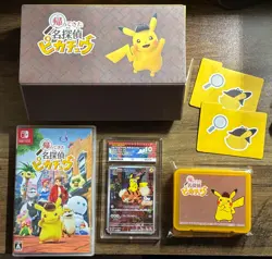 Detective Pikachu 098/SV-P ACE 10 Pre-Order Pokemon Promo Card + Limited Box UK - Image 1