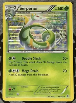 Pokemon TCG - SERPERIOR - Boundaries Crossed 13/149 Rare Holo - LP - Image 1