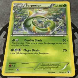 Pokemon TCG - SERPERIOR - Boundaries Crossed 13/149 Rare Holo - LP - Image 2
