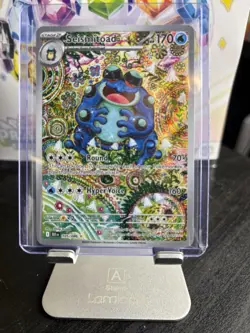 Seismitoad 105/086 - Illustration Rare - Black Bolt Pokemon 2025 - Near Mint - Image 1