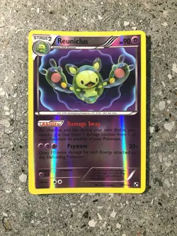 Pokemon TCG Cards Reuniclus 57/114 Black & White Base Reverse Holo Rare NM-M - Image 1