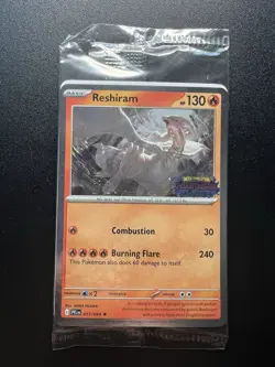 Reshiram 017/094 - SEALED Stamped Promo - Pokemon TCG: Phantasmal Flames - Image 1