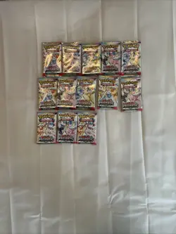 Pokemon TCG Prismatic Evolutions Lot of 13 Booster Packs New Factory Sealed - Image 1