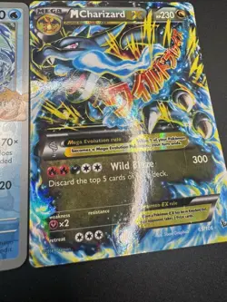 Pokemon TCG Flashfire M Charizard Ex #69 HP/Damaged Condition - Image 4