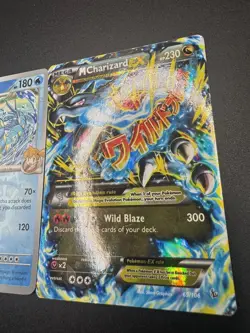 Pokemon TCG Flashfire M Charizard Ex #69 HP/Damaged Condition - Image 5