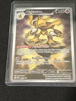 2025 Near Mint Pokemon Alakazam 009 ME Mega Evolution Promo NM - Image 1