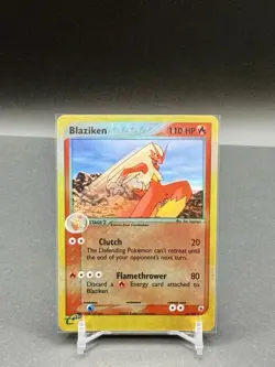 Pokemon TCG- 2003 Blaziken 15/109 Reverse Holo Ruby & Sapphire LP/NM - Image 1