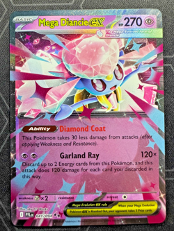 Mega Diancie ex 041/094 Double Rare - Pokemon TCG: Phantasmal Flames PFL NM/M - Image 1