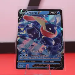2021 Pokemon TCG SWSH Fusion Strike Ultra Rare 073/264 Greninja V - Image 1