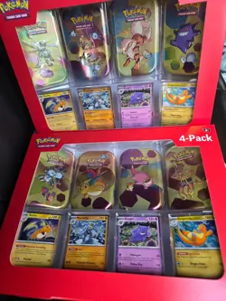 Pokemon TCG Scarlet & Violet 151 Mini Tin 4-Pack Lot 2 Sam’s Club Sealed - Image 1