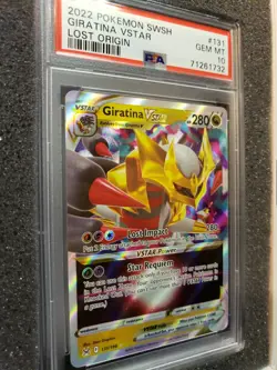 2022 Pokemon Giratina VSTAR #131/196 Lost Origin Holo PSA 10 Gem Mint - Image 2