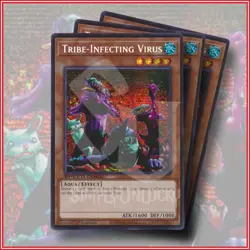 YuGiOh TRIBE-INFECTING VIRUS SBC2-ENI22 Prismatic Secret Rare Battle City - Image 1