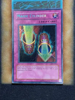 Yugioh Magic Cylinder LON-104 Secret Rare MP - Image 1