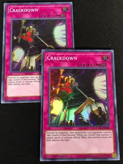 Yugioh Crackdown DANE-EN078 1st Super x2 (NM) - Image 1