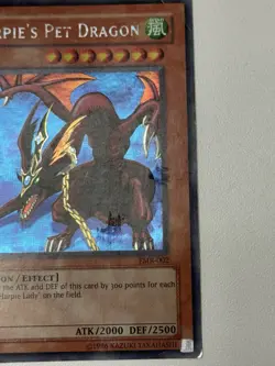 Harpie's Pet Dragon (Forbidden Memories) FMR-002 Yu-Gi-Oh! Video Game #1 - Image 3