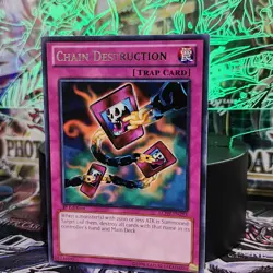 YUGIOH - Chain Destruction - LCJW-EN293 - Rare - 1st Edition - NM - Image 1