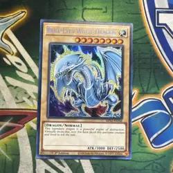 Yugioh! Blue-Eyes White Dragon MP22-EN266 Secret Rare 1st Edition NM - Image 1