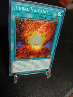 Yu-Gi-Oh! Jurrac Volcano 1st Edition BLMM-EN019 Secret Rare, NM 1st ED - Image 1