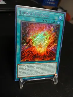 Yu-Gi-Oh! Jurrac Volcano 1st Edition BLMM-EN019 Secret Rare, NM 1st ED - Image 2