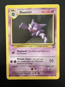 Haunter 43/130 Base Set 2 2000 Pokemon EXC BUY 2 CARDS GET 1 FREE!! - Image 1