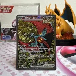 Pokemon TCG Prismatic Evolutions Roaring Moon EX Card 162/131 SIR - Image 1