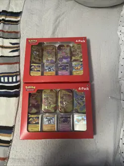 Pokemon Scarlet Violet 151 Sam's Mini Tins 4 with 4 promo cards - Image 1