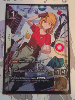 Gundam Card Game Cagalli Yula Athha R+ Newtype Rising GD01-096 Alternate Art AA - Image 2