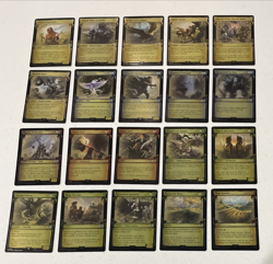 Lord of the Rings MTG Tales Of Middle Earth 20 Card Lot All Different 20 Foil - Image 1