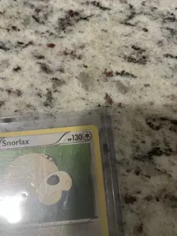 Pokemon TCG Snorlax Build a Bear Promo Card Damaged Condition - Image 2