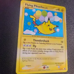 Pokemon Rising Rivals Flying Pikachu Holo Rare Card 113/111 TCG - Image 1