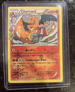 POKEMON CARD - CHARIZARD REVERSE HOLO RC5/RC32 XY GENERATIONS - Image 1