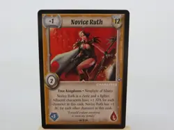 WARLORD Saga of the Storm CCG Character Card NOVICE RUTH 24/78 #1051 - Image 1