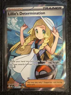 Lillie’s Determination Ultra Rare 169/132 Card Mega Evolution - Image 1