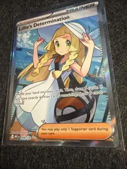 Lillie’s Determination Ultra Rare 169/132 Card Mega Evolution - Image 2