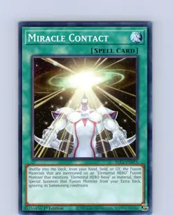 Yu-Gi-Oh TCG Miracle Contact BLC1-EN075 1st Edition Common Card NM - Image 1