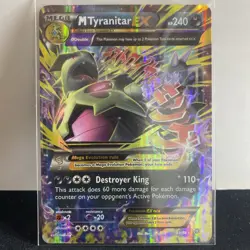 Pokemon - M Tyranitar EX Mega Ultra Rare XY Ancient Origins 2015 43/98 - NM - Image 1