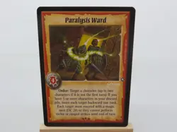 WARLORD Saga of the Storm CCG Action Card PARALYSIS WARD 58/78 - Image 1
