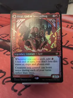 Birgi, God of Storytelling (Showcase) Kaldheim Foil - Image 1