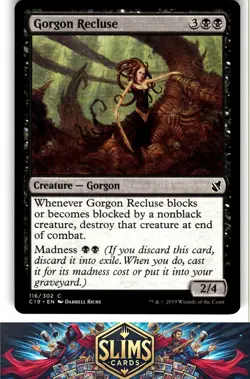 Magic the Gathering MTG Commander 2019 Gorgon Recluse #116 Buy 2 Get 1 - Image 1