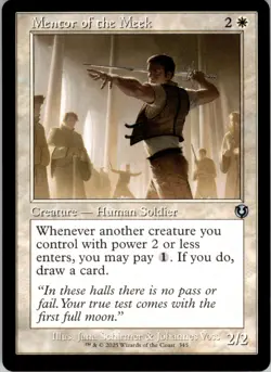 Innistrad Remastered #345 Mentor of the Meek (Retro Frame) - Image 1