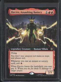 Marvel's Spider-Man #260 Electro, Assaulting Battery (Extended Art) - Image 1