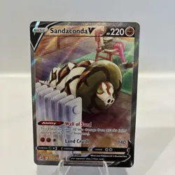 Sandaconda V 252/264 Fusion Strike Holo Pokemon TCG Trading Card Game - Image 1