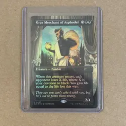 Gray Merchant of Asphodel ?? Magic FOIL ?? Encyclopedia Countdown Secret Lair - Image 1