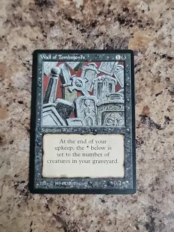 Wall of Tombstones Legends MTG NM - Image 1