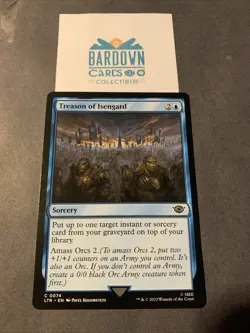 Treason of Isengard - NM MTG LTR Lord of the Rings : Tales of Middle-Earth 0074 - Image 1