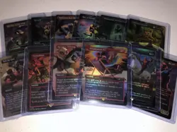 MTG Magic the Gathering Marvel Secret Lair DEADPOOL WOLVERINE Foil Complete Set - Image 1